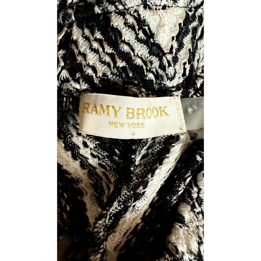Ramy Brook Taytum Space Dye Chevron Knit Swim Cover Up Pants Size Large - Picture 8 of 12